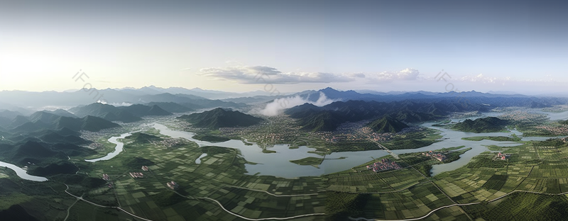 高角度视野的山脉,高清,摄影图,摄影图片,图片大全,摄影图免费下载